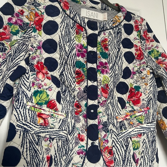 Beautiful pattern Anthropologie bomber Salta quilted jacket - Picture 2 of 3